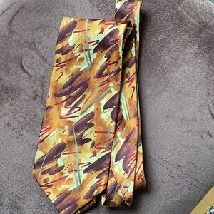 J. Garcia Vibrant Abstract Tie Wetlands I Limited Edition Collection Forty-One